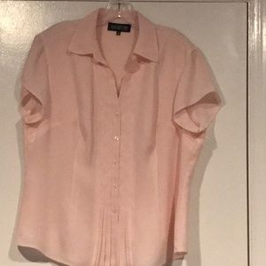 Jones of New York blush pink blouse